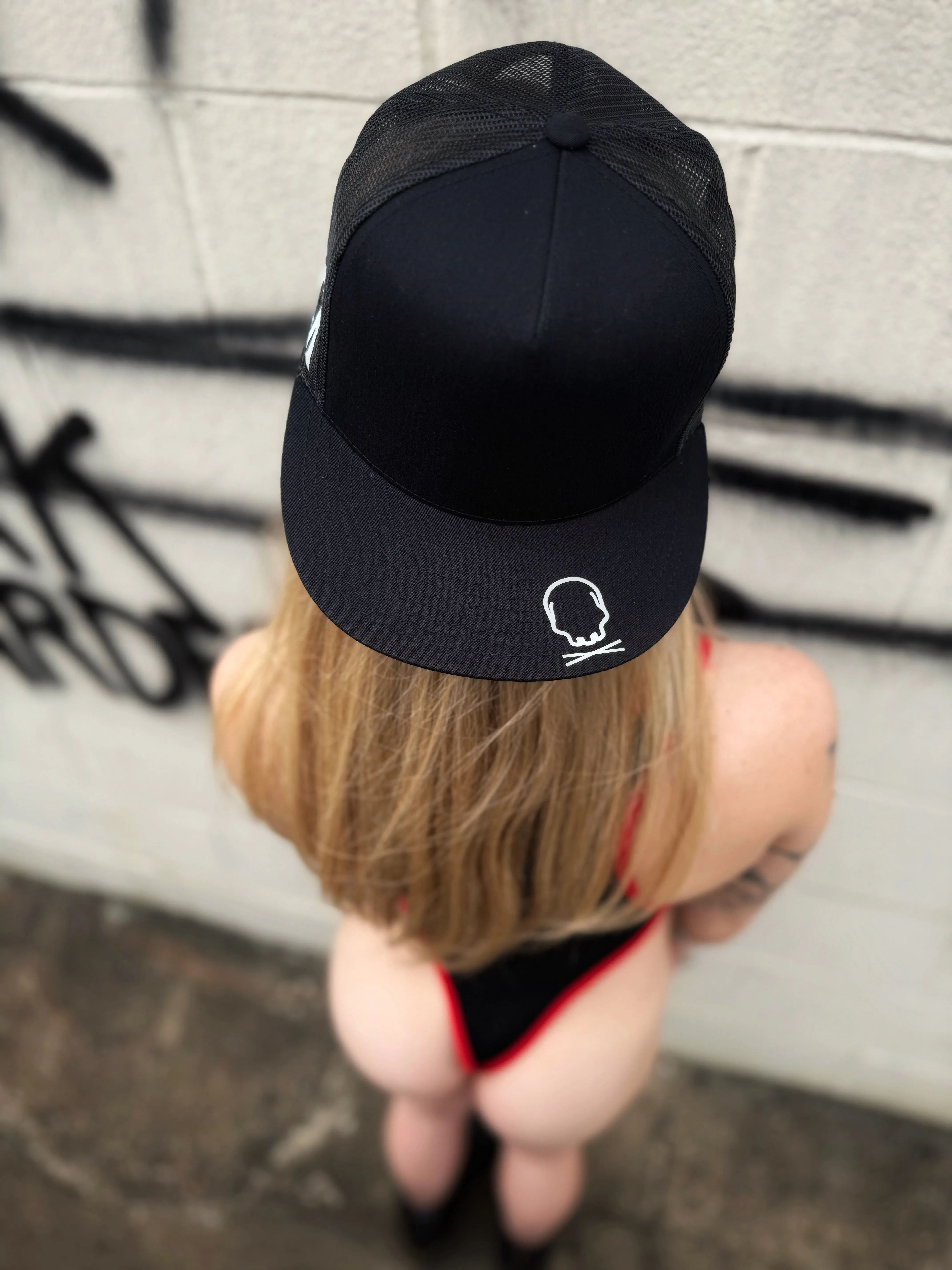 DA FUCK SIDE STYLE BLACK HAT