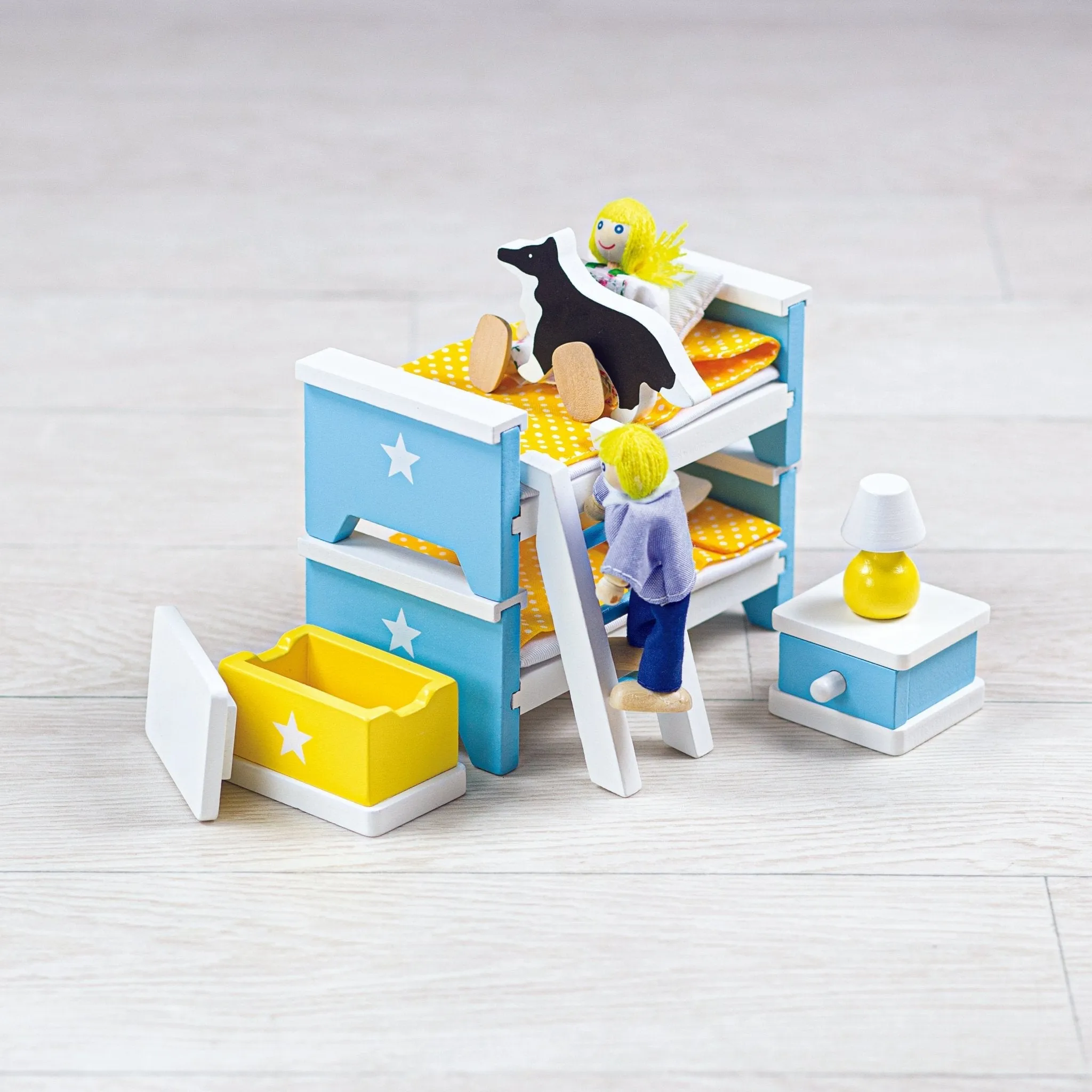 Dolls House Children's Bedroom Furniture Set
