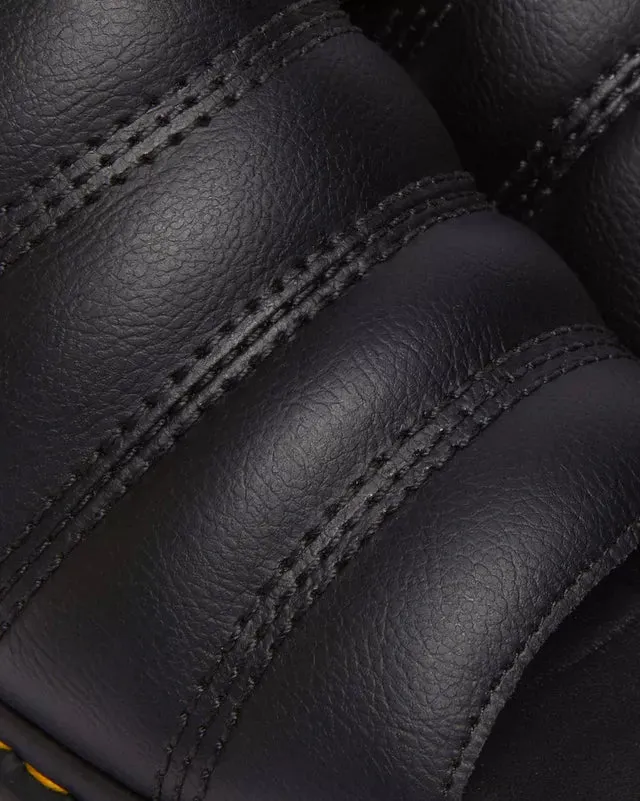 Dr Martens Kole Black Padded Leather Sandals