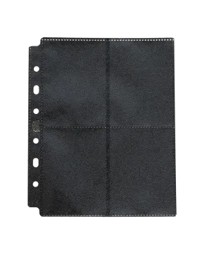 Dragon Shield 8 pocket Pages - Black