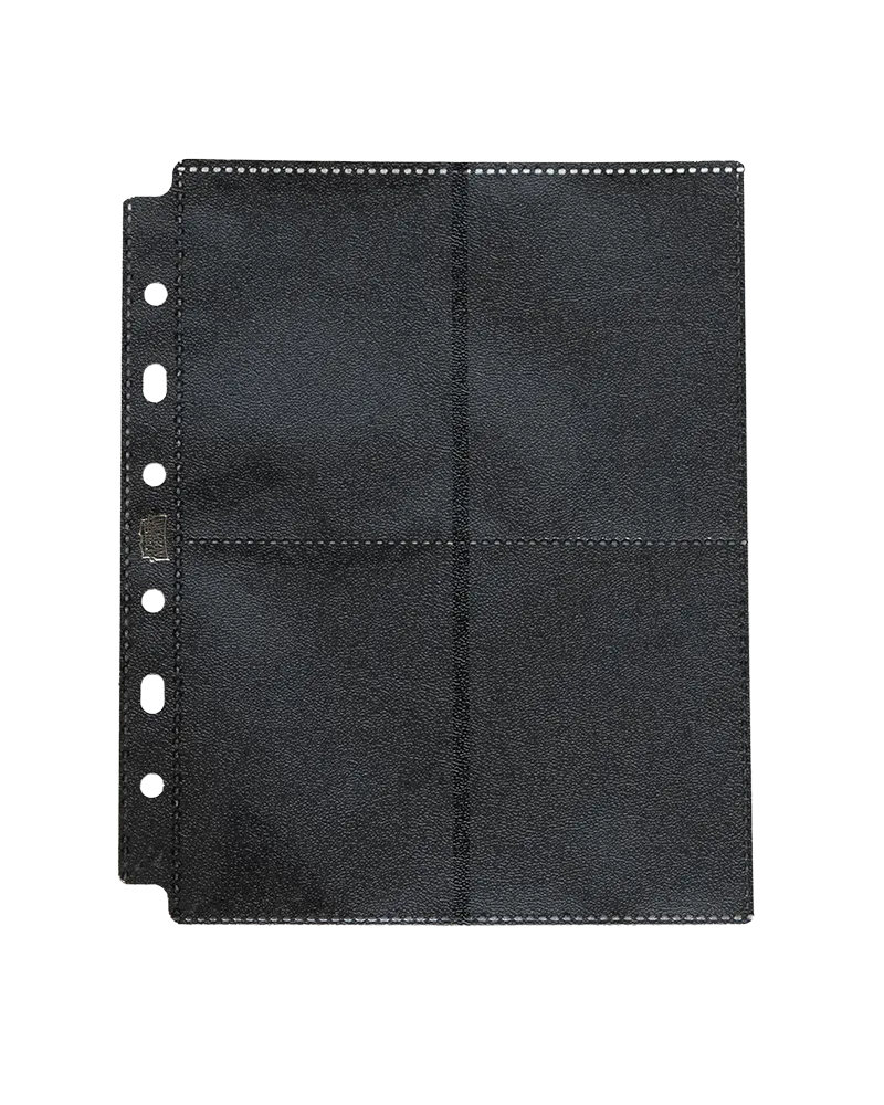 Dragon Shield 8 pocket Pages - Black