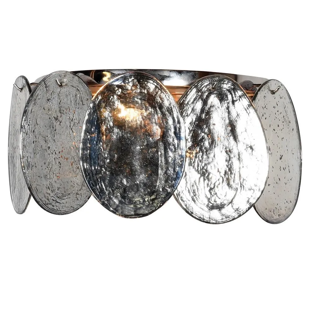 Dwell Leaves Wall Light - Silver