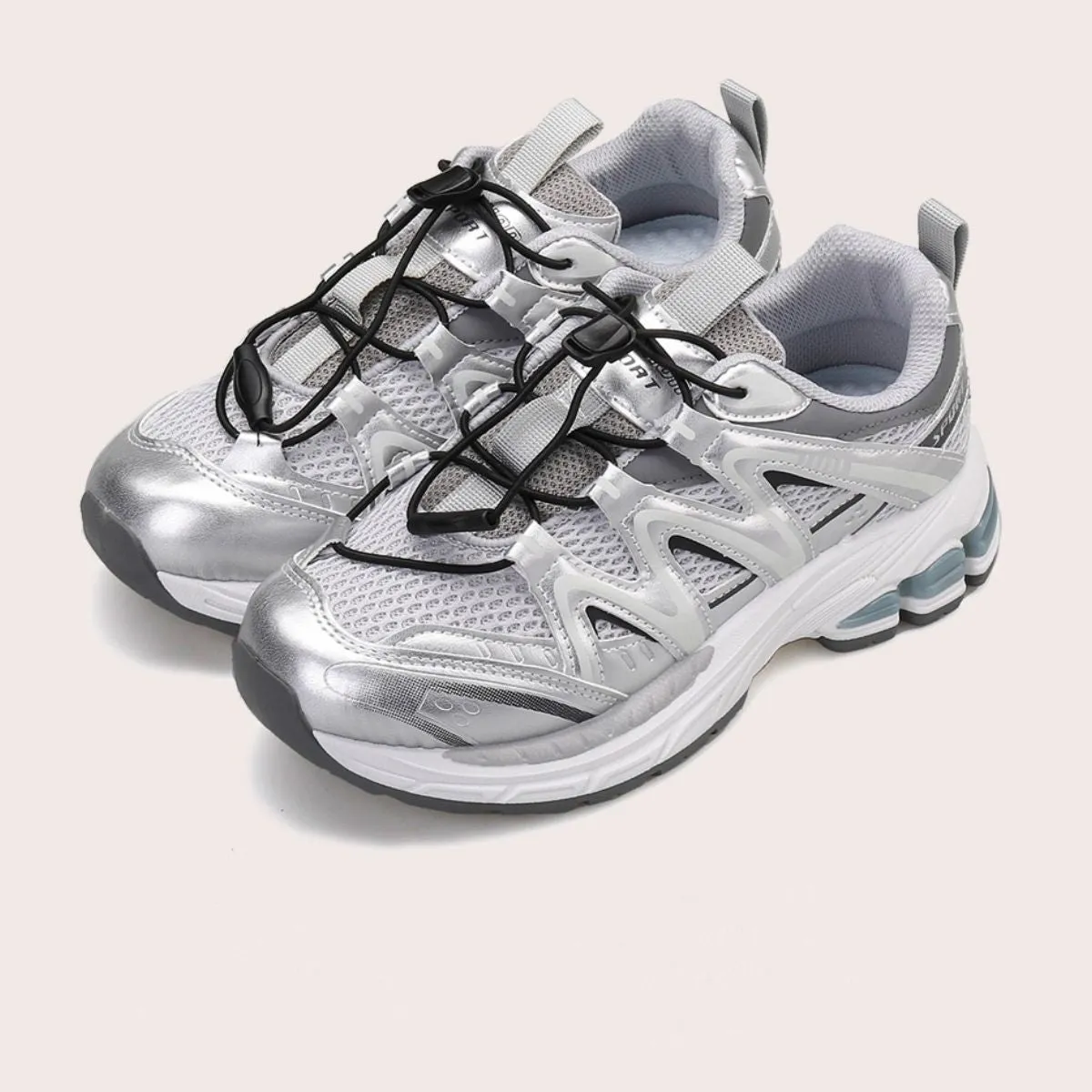 Elastic Lock Laces Mesh Breathable Athletic