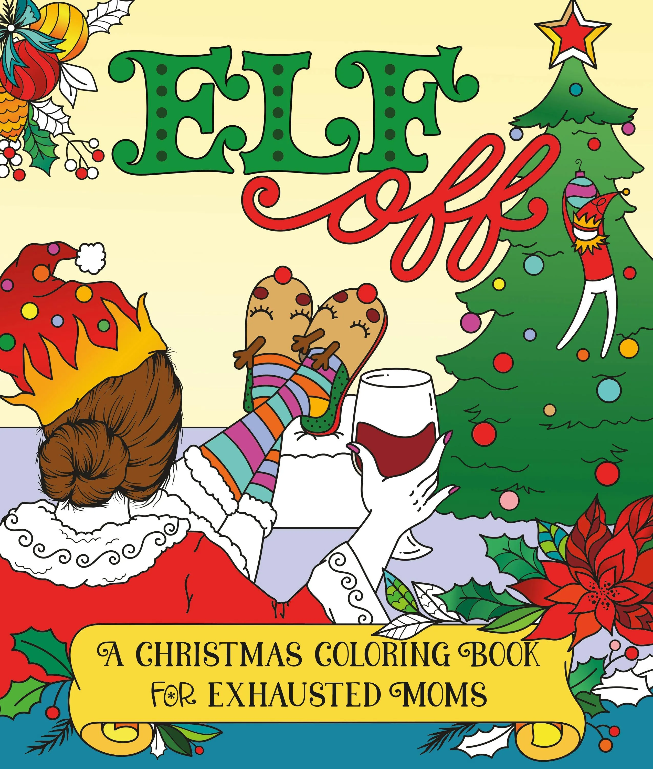 Elf Off Coloring Book
