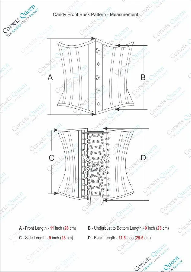 Emerald Straight Cut Underbust Corset