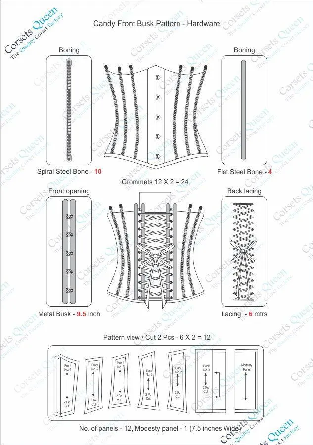 Emerald Straight Cut Underbust Corset