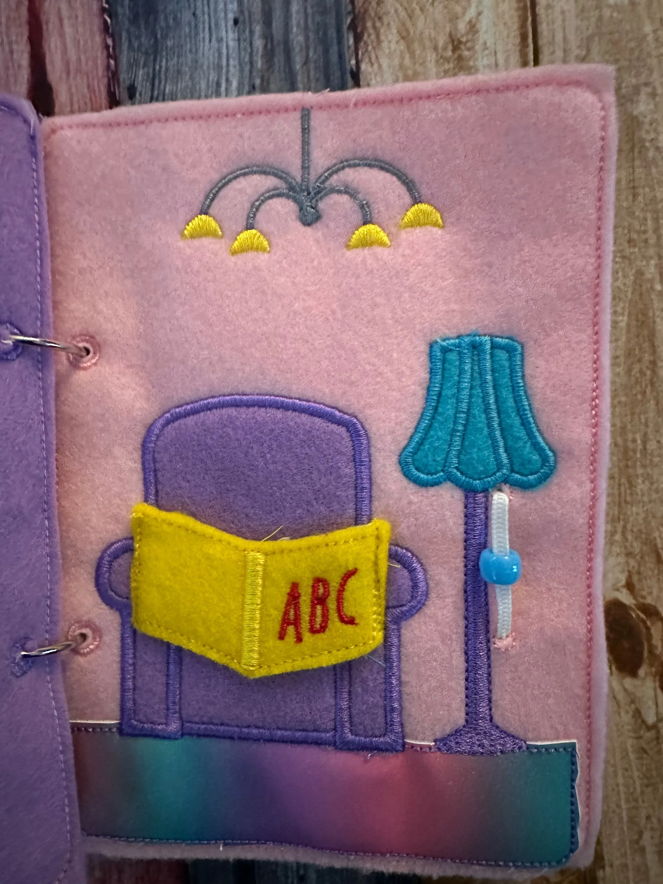 Felt Dollhouse Quiet Book - Toddler Quiet Activity Toy - Educational Gift For Girls - Learning Toy - Unpaper Doll