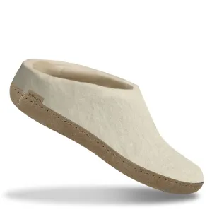 Felted Wool Mule - White