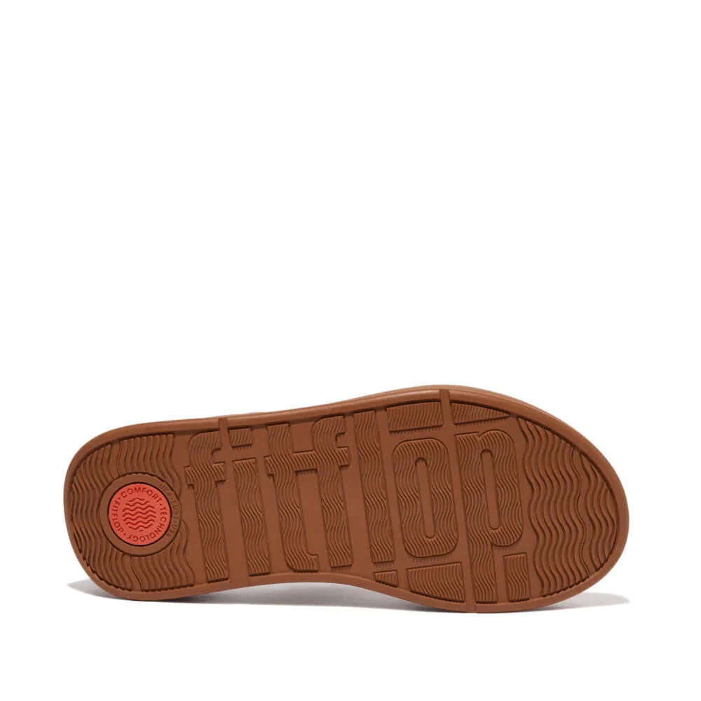 FitFlop F-MODE Leather/Cork Flatform Toe-Post Sandals