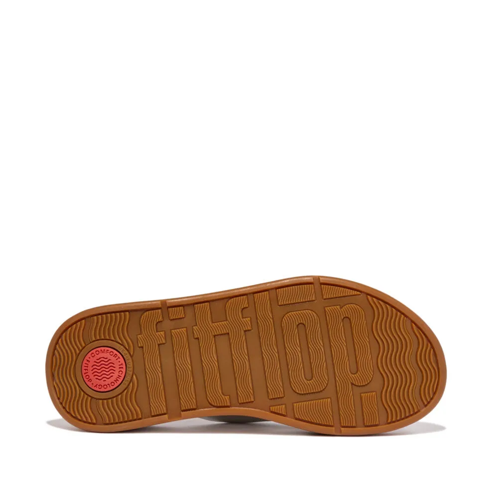 FitFlop F-MODE Leather/Cork Flatform Toe-Post Sandals