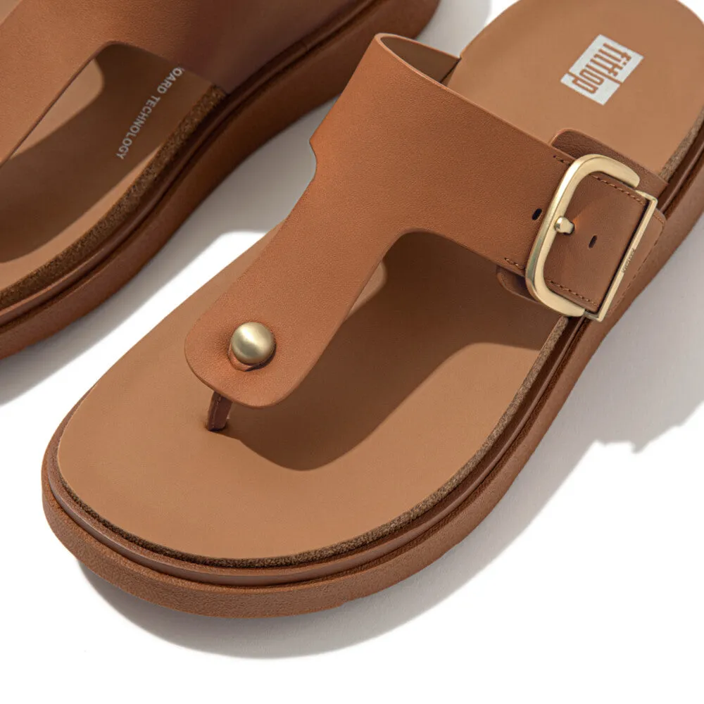 FitFlop Gen-FF Buckle Leather Toe Post Sandals