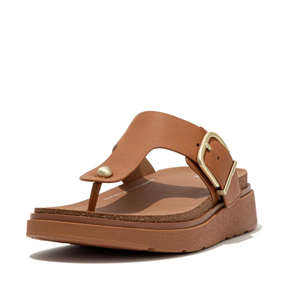 FitFlop Gen-FF Buckle Leather Toe Post Sandals
