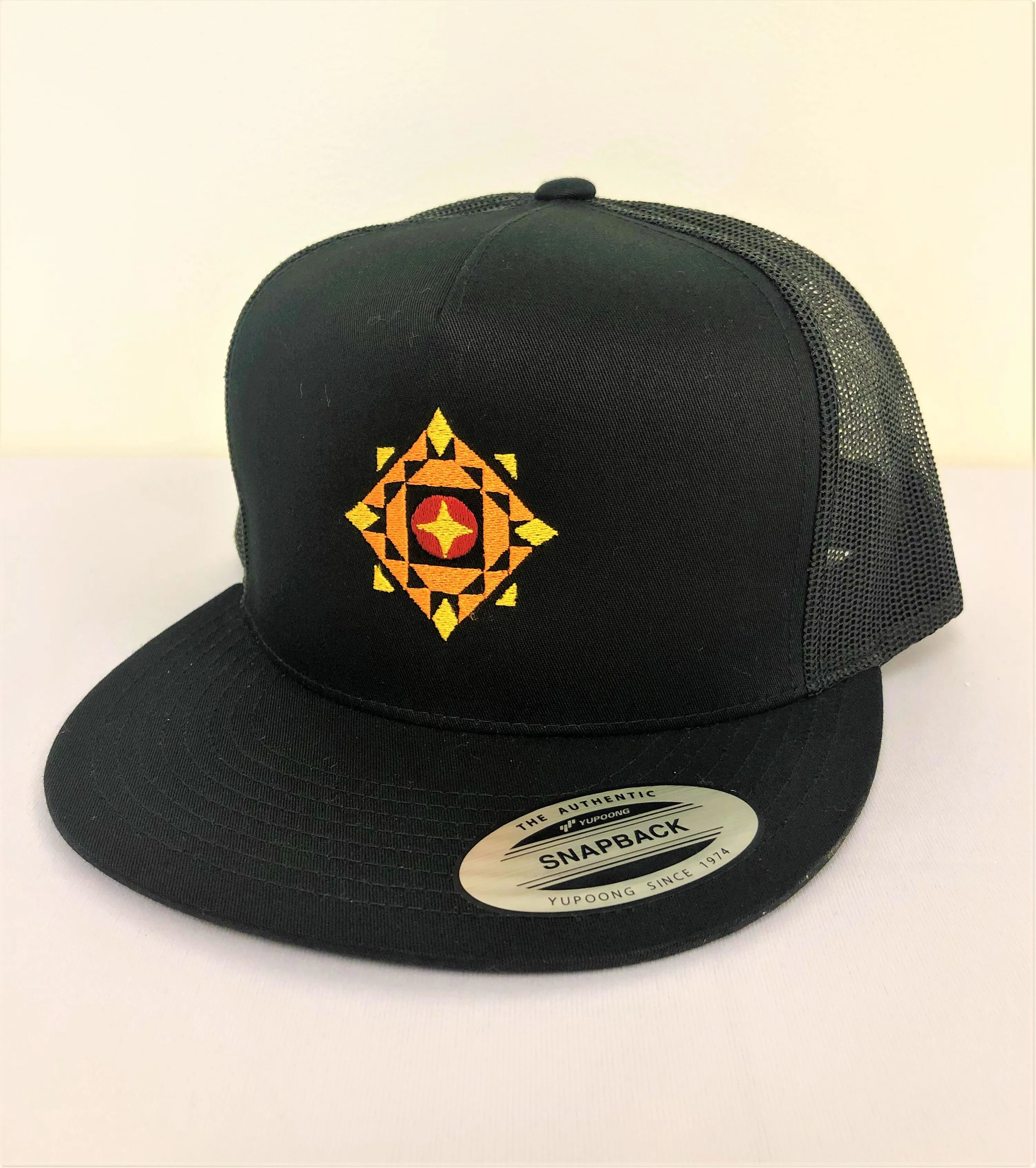 Flat Bill Trucker Hat