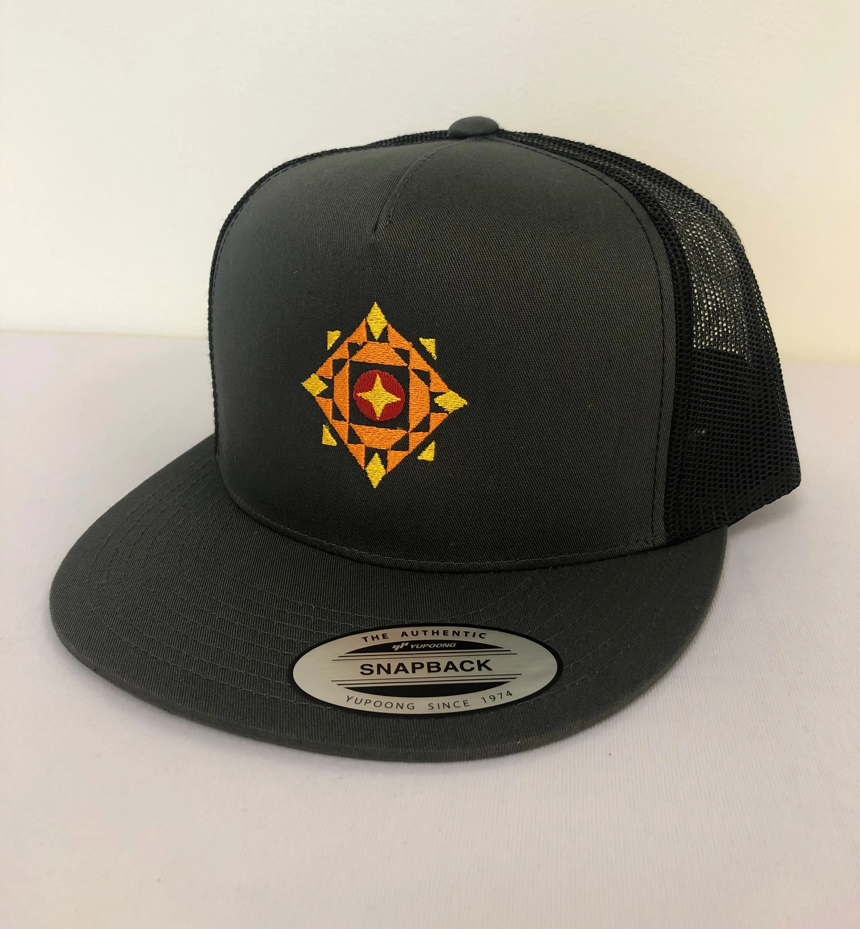 Flat Bill Trucker Hat