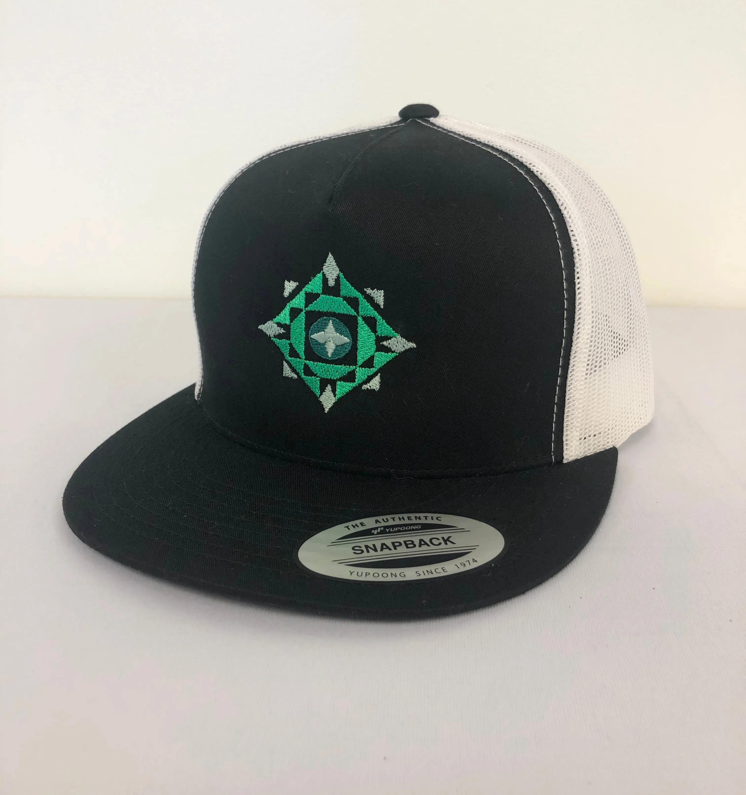 Flat Bill Trucker Hat
