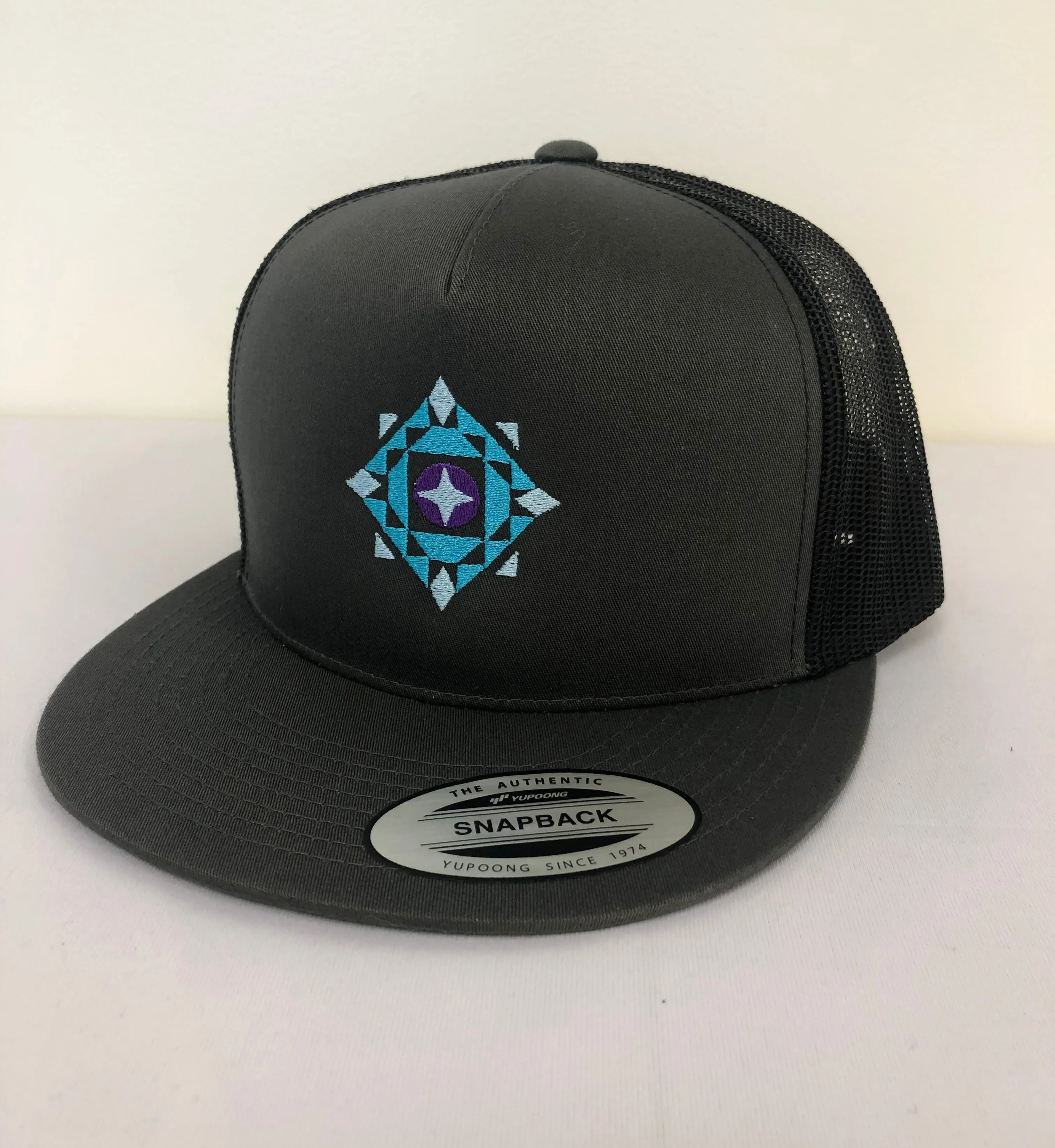 Flat Bill Trucker Hat