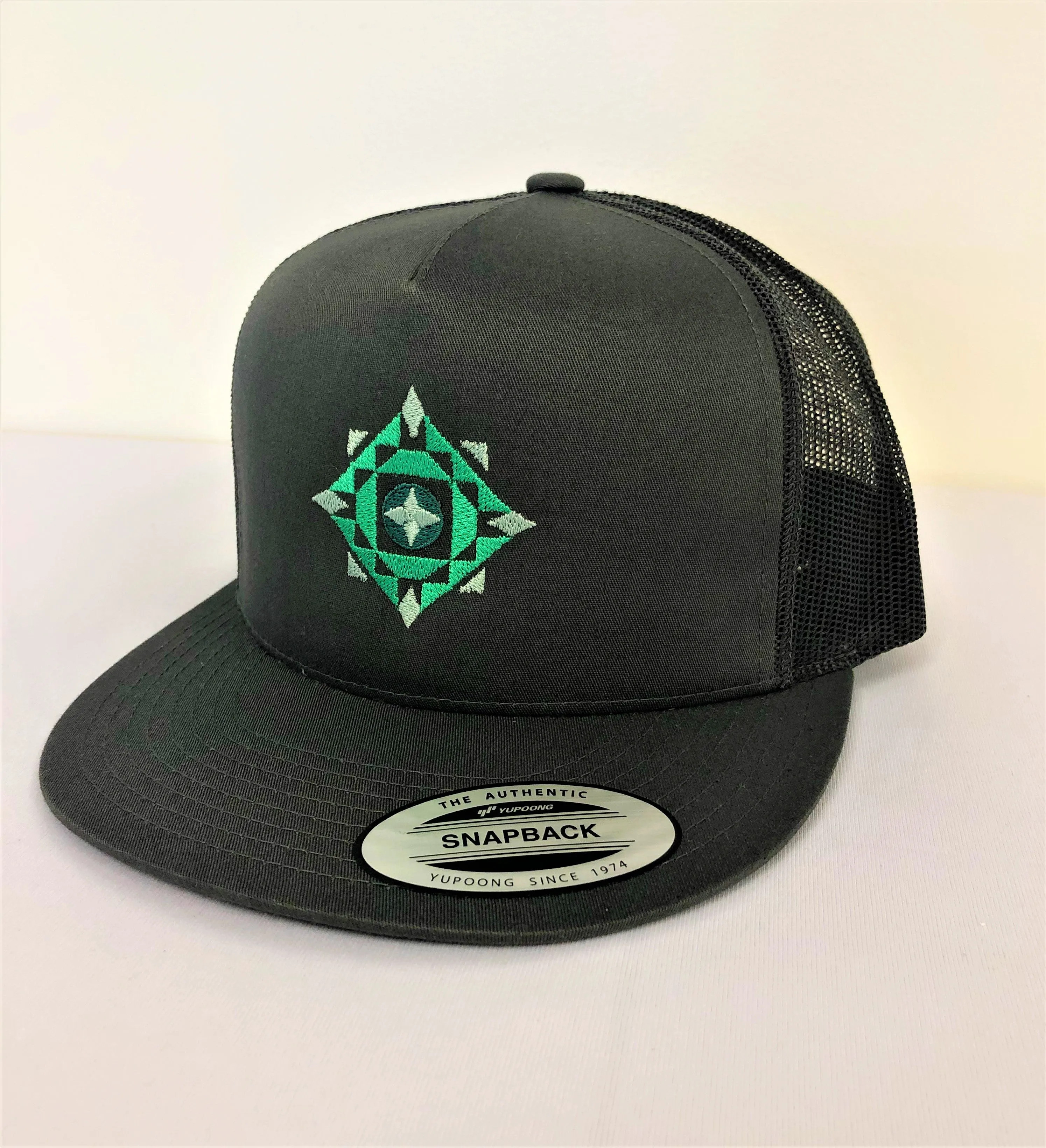 Flat Bill Trucker Hat