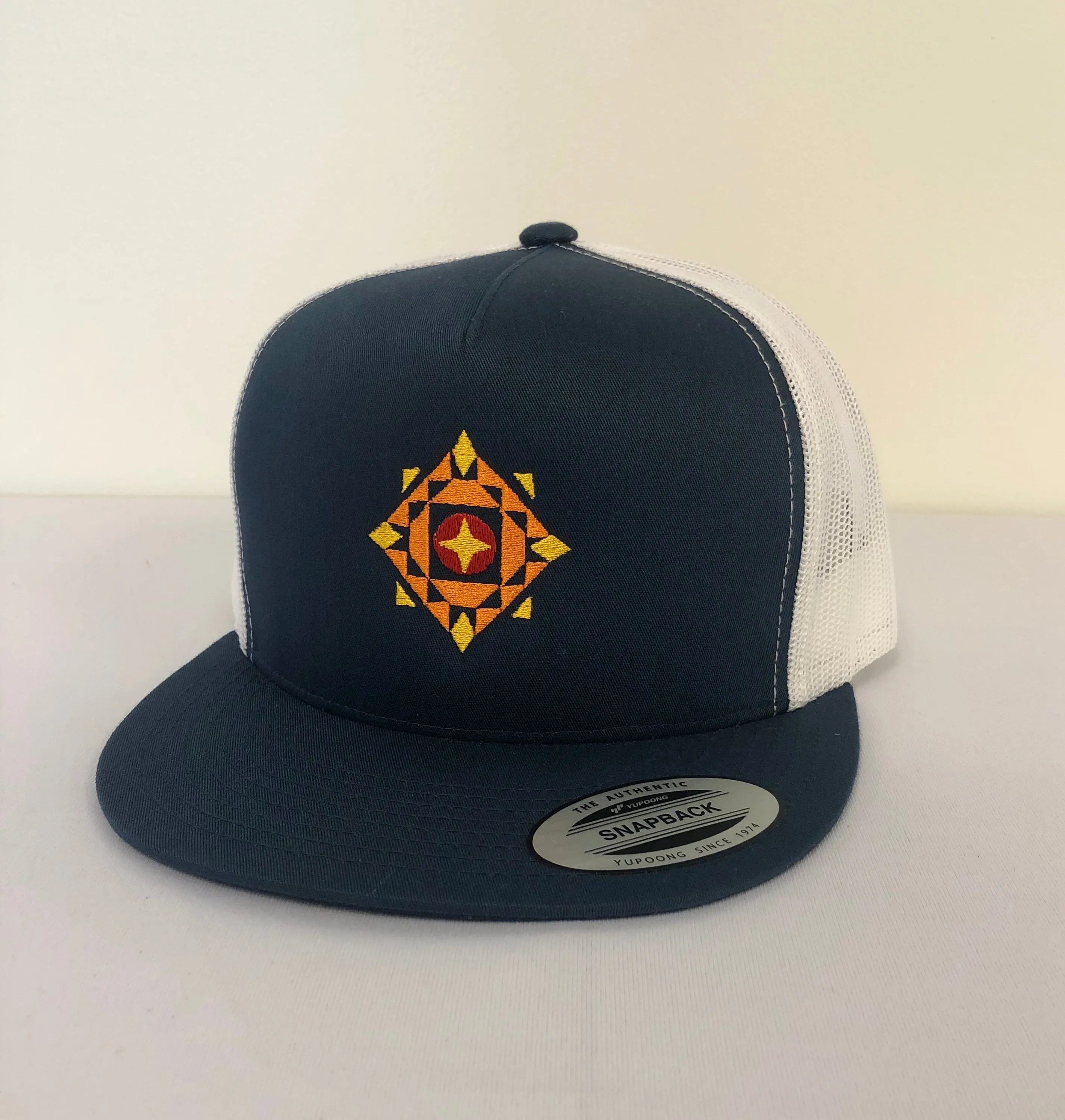 Flat Bill Trucker Hat