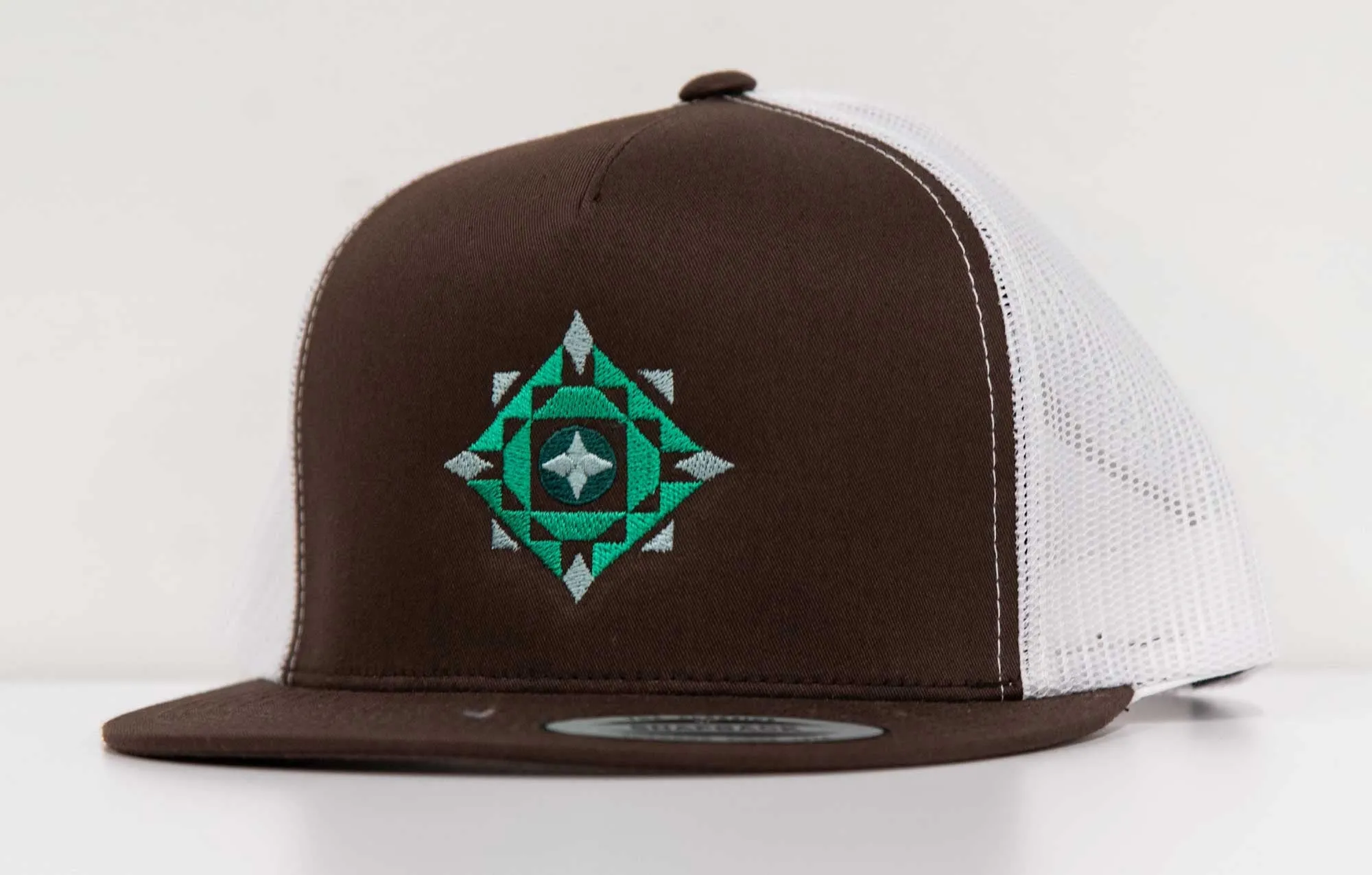 Flat Bill Trucker Hat