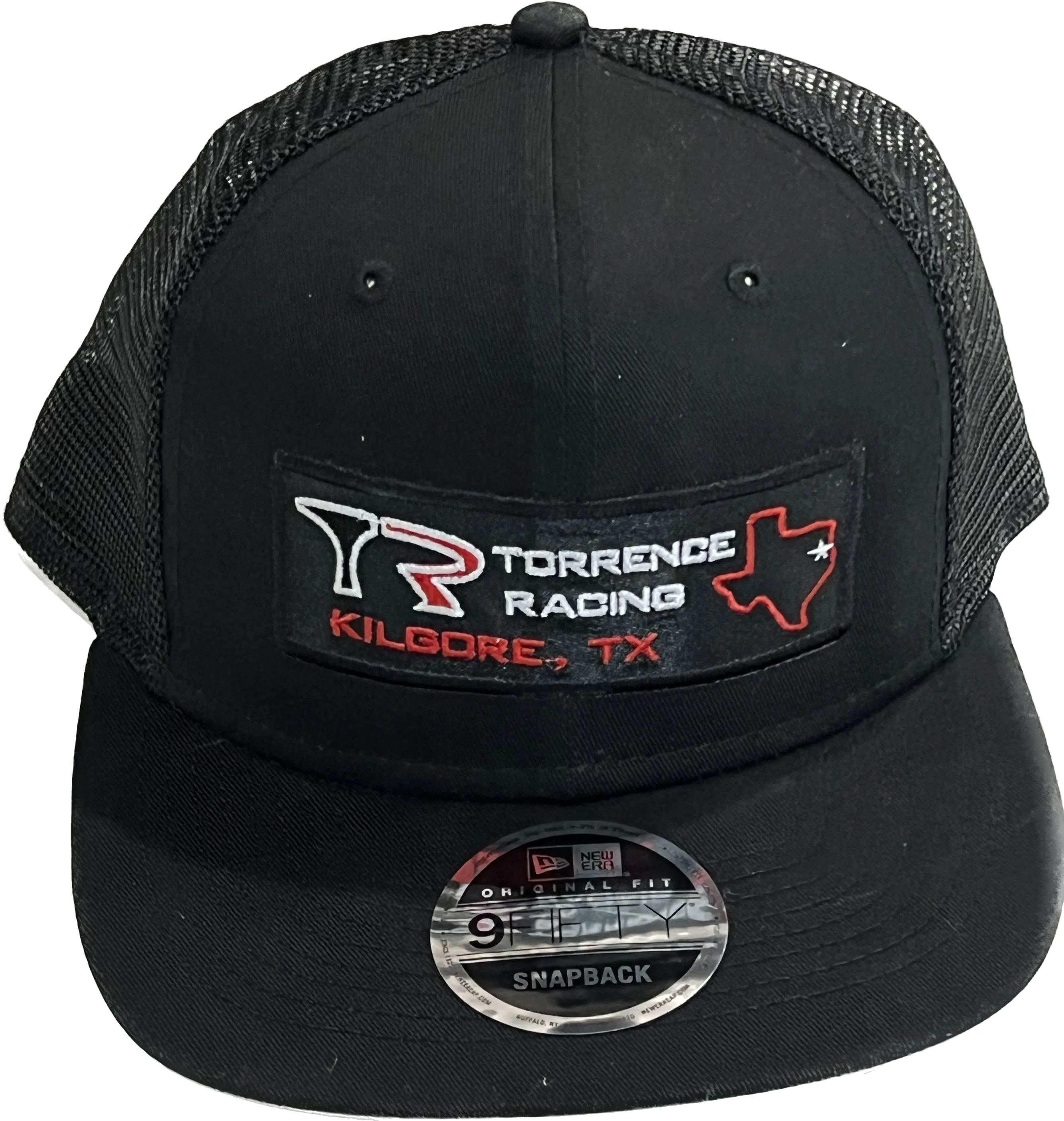 Flat Brim Black "TR CITY" Snap Back - Black