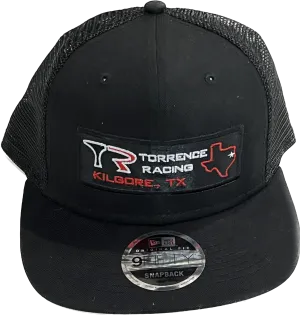 Flat Brim Black "TR CITY" Snap Back - Black