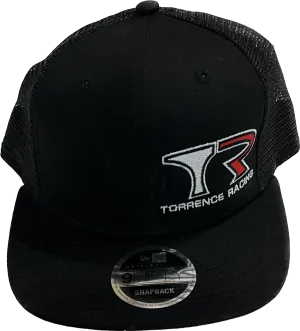 Flat Brim Black TR Snap Back - Black