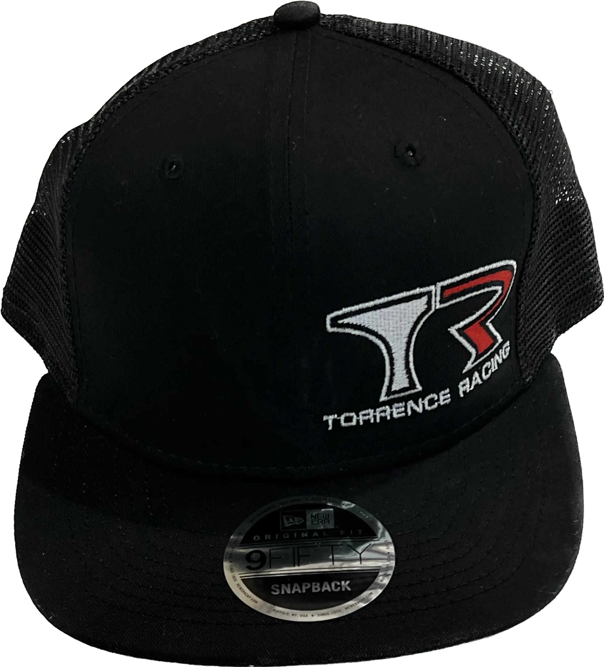 Flat Brim Black TR Snap Back - Black