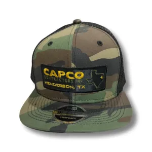 Flat Brim CITY Camo Snap Back - GOLD EDITION