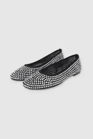 Flat punta rebanada brillos grandes