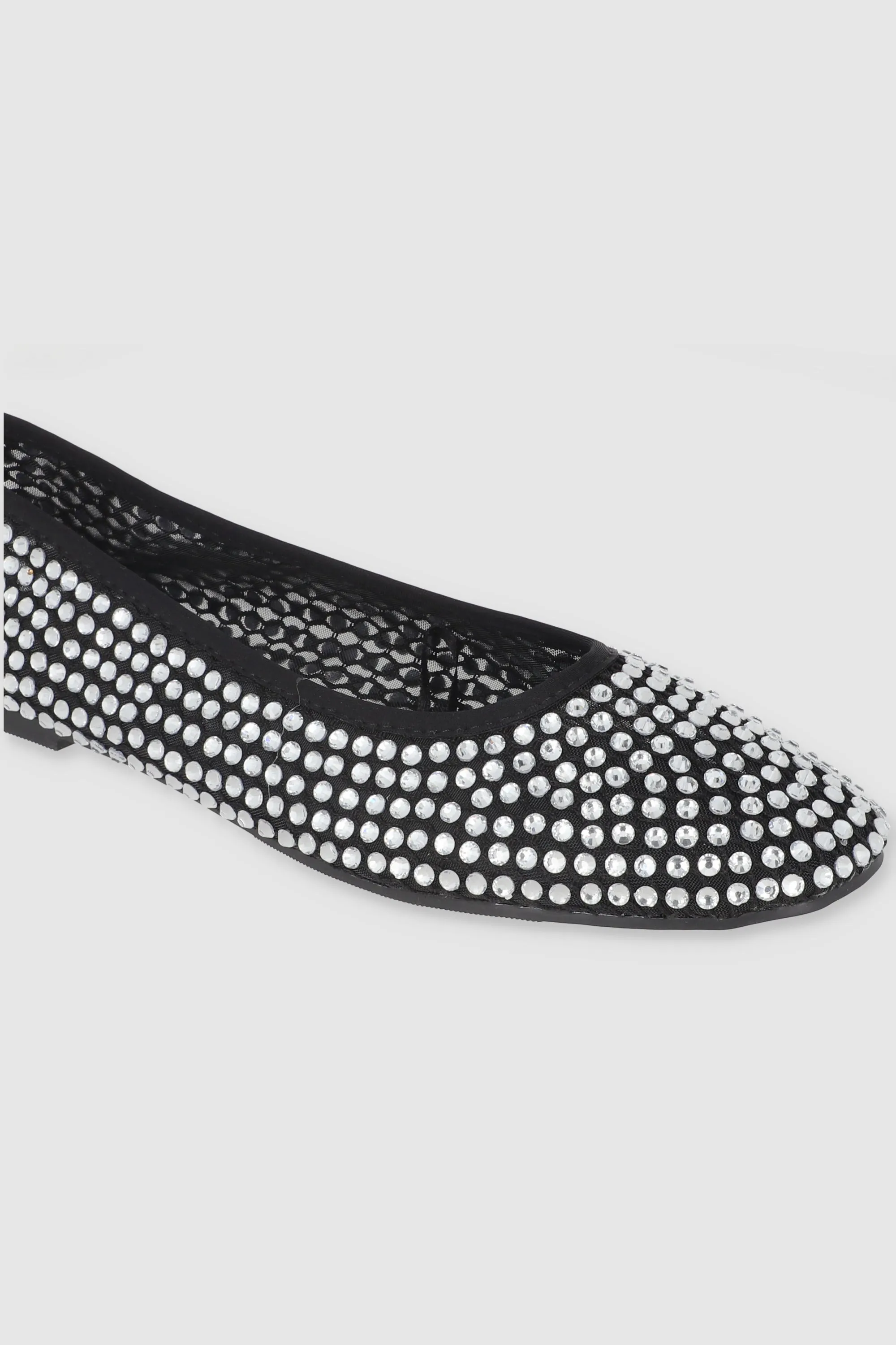 Flat punta rebanada brillos grandes