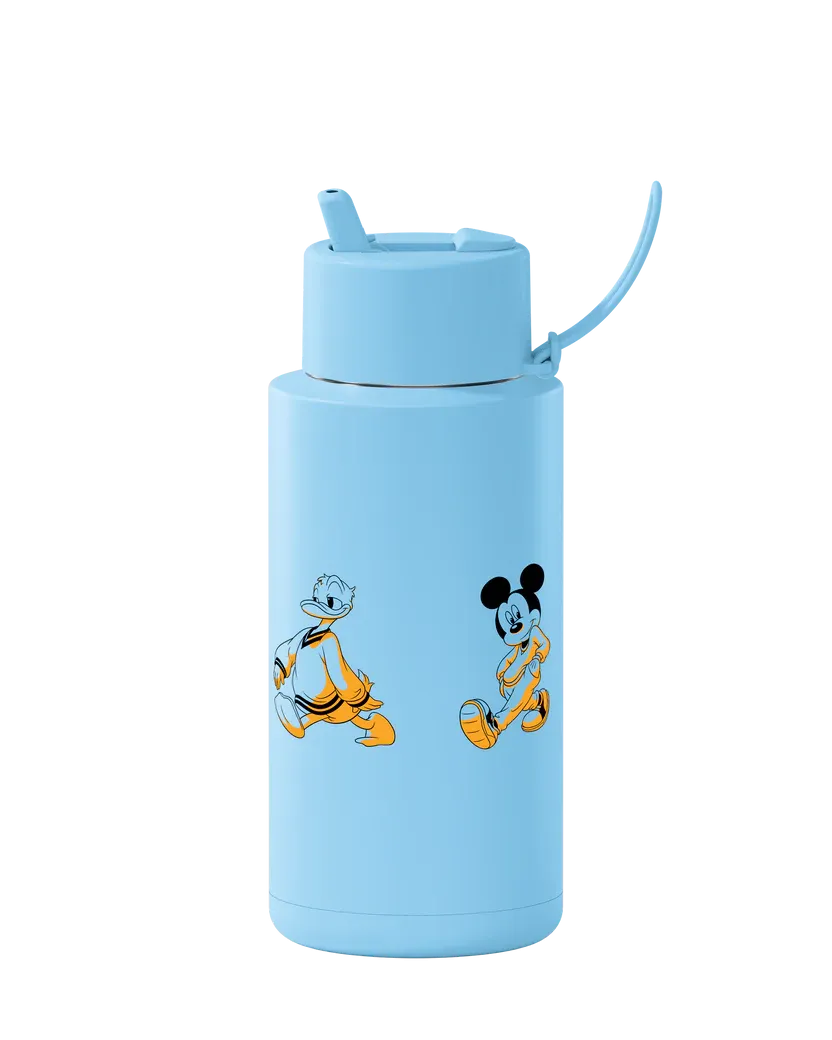frank green II Ceramic 34oz MICKY & Friends Water Bottle - sky blue