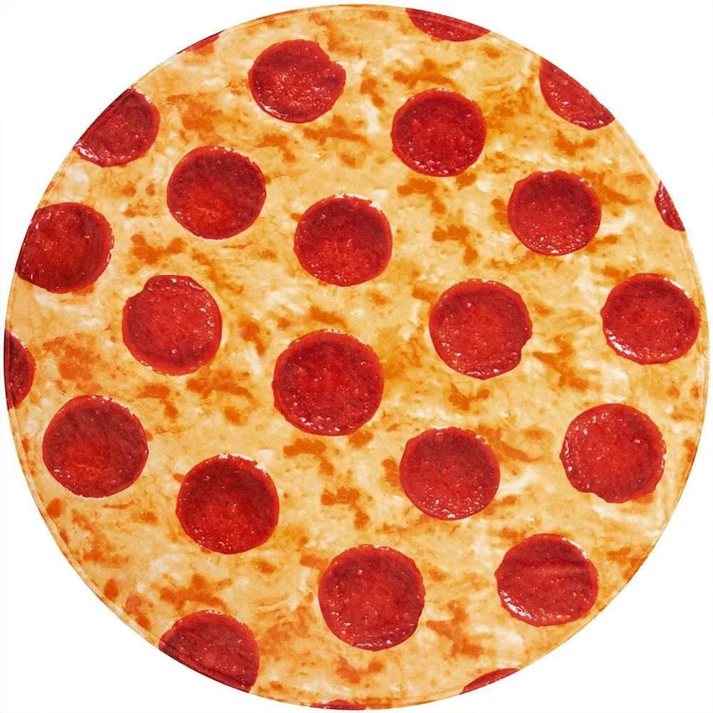 Funny Novelty Big Pizza Blanket
