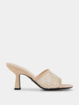 GG 76mm Rhinestone Mules