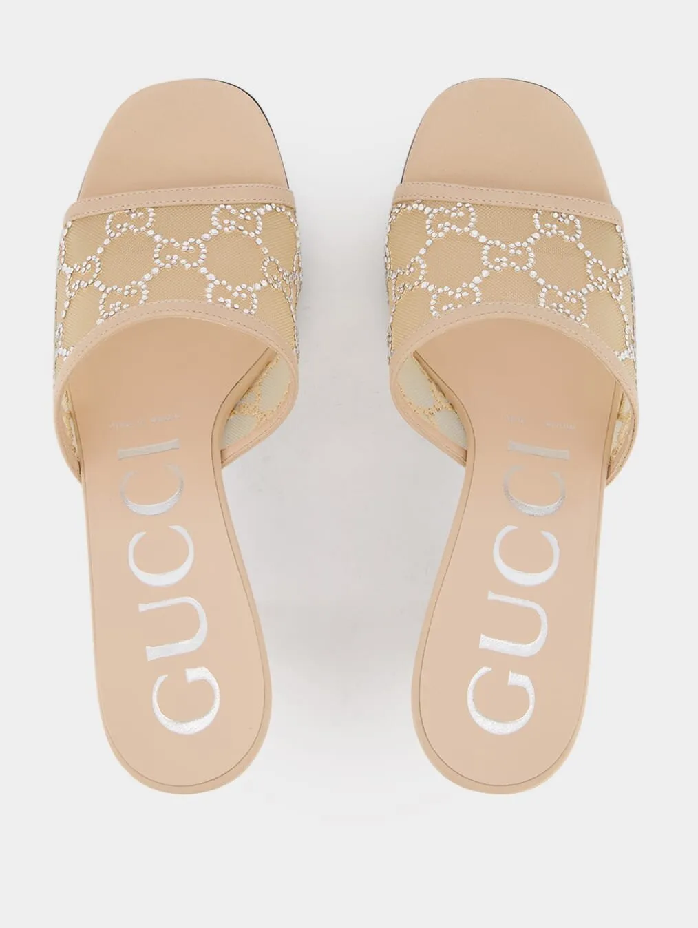 GG 76mm Rhinestone Mules