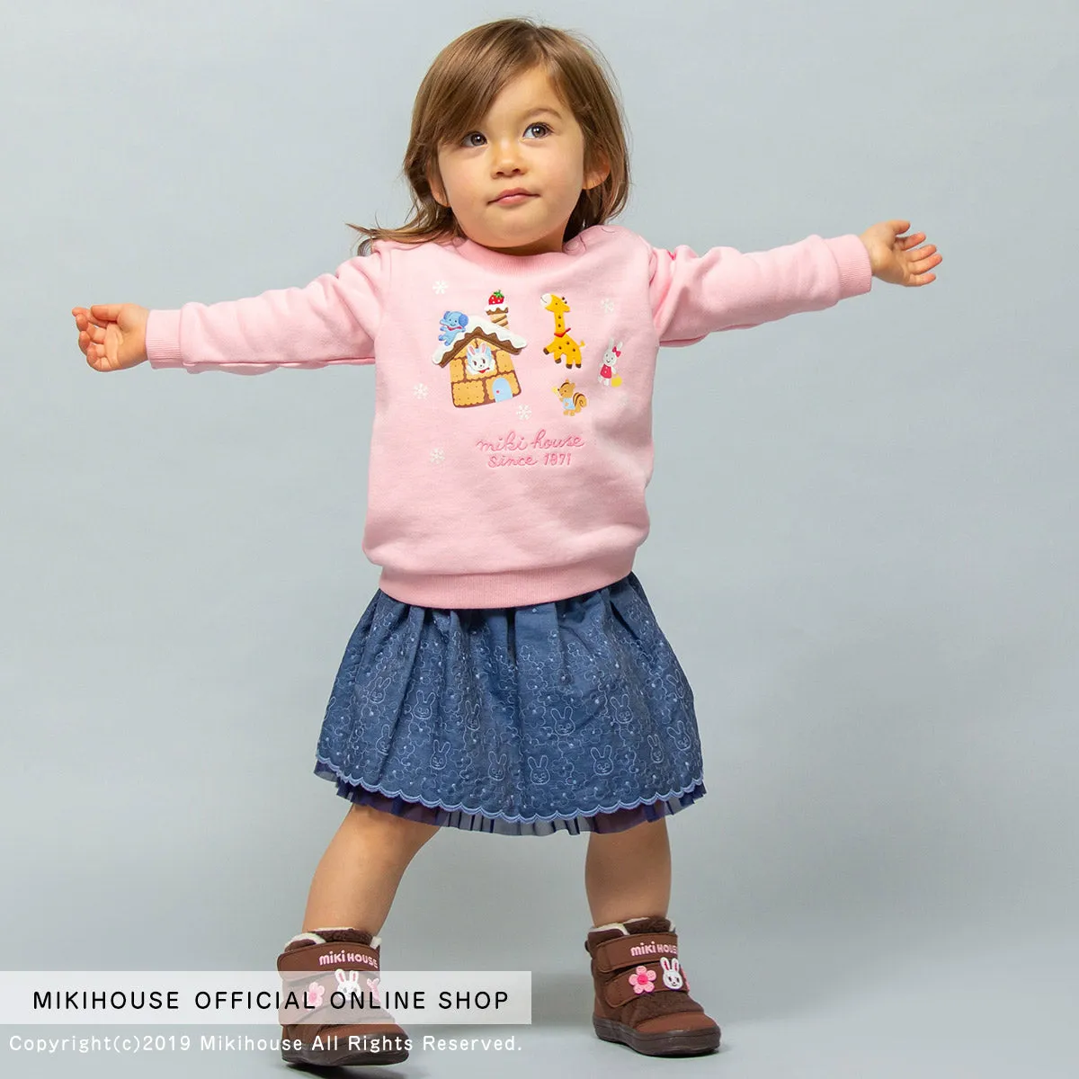 Gingerbread House Patches Sweatshirt