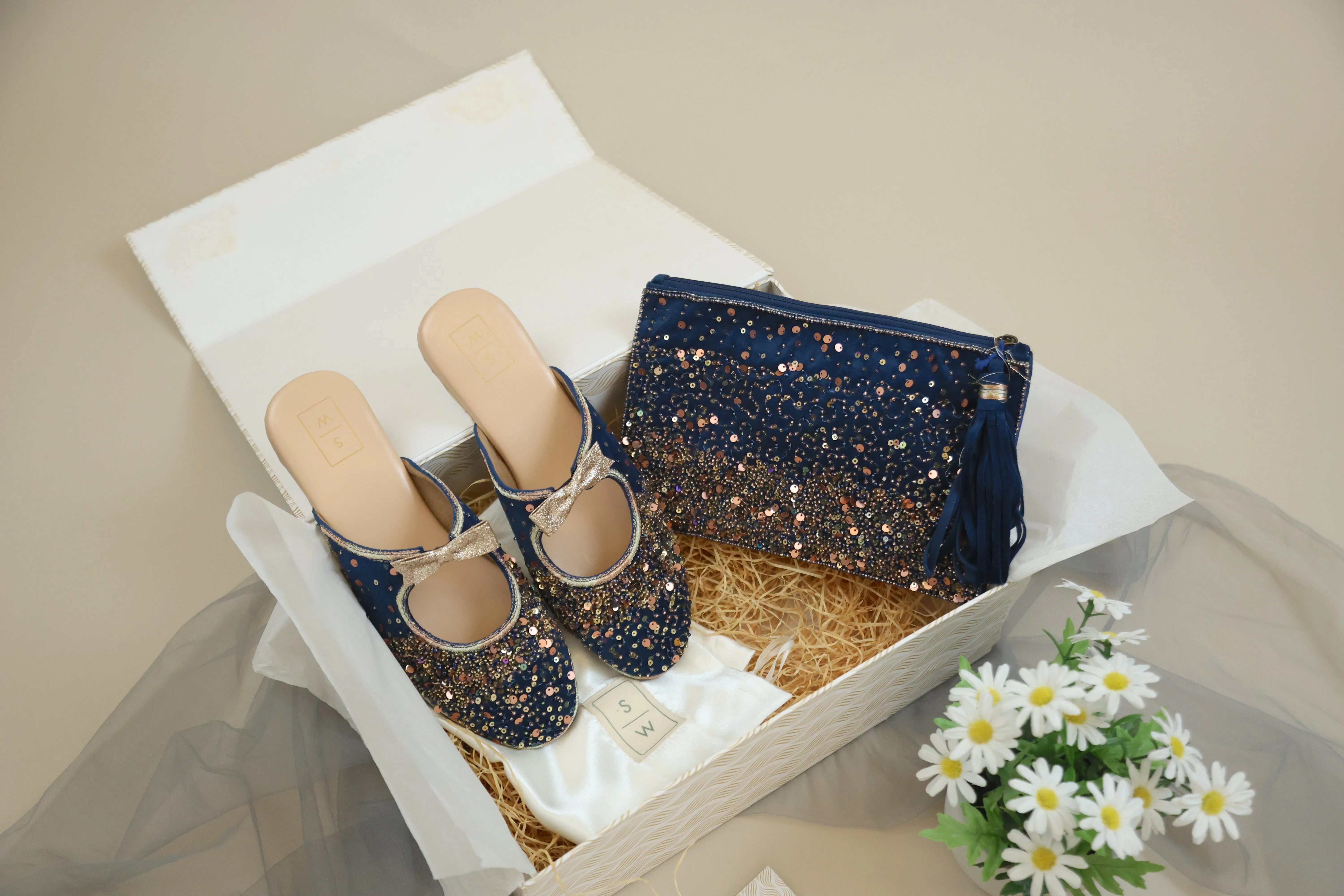 Gloria Royal Blue Velvet Combo