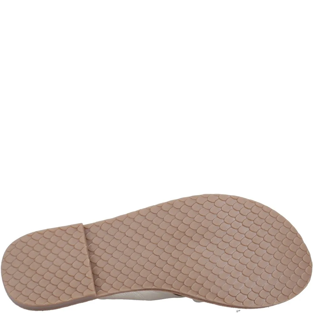 Gold Amy Wide Fit Sandals