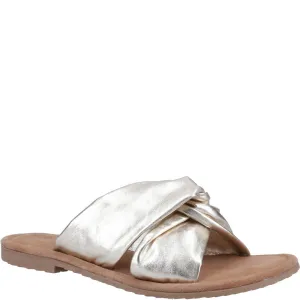Gold Amy Wide Fit Sandals