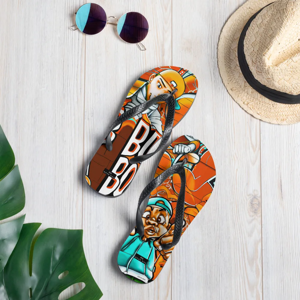Graffiti on Acid (v5) Flip-Flops