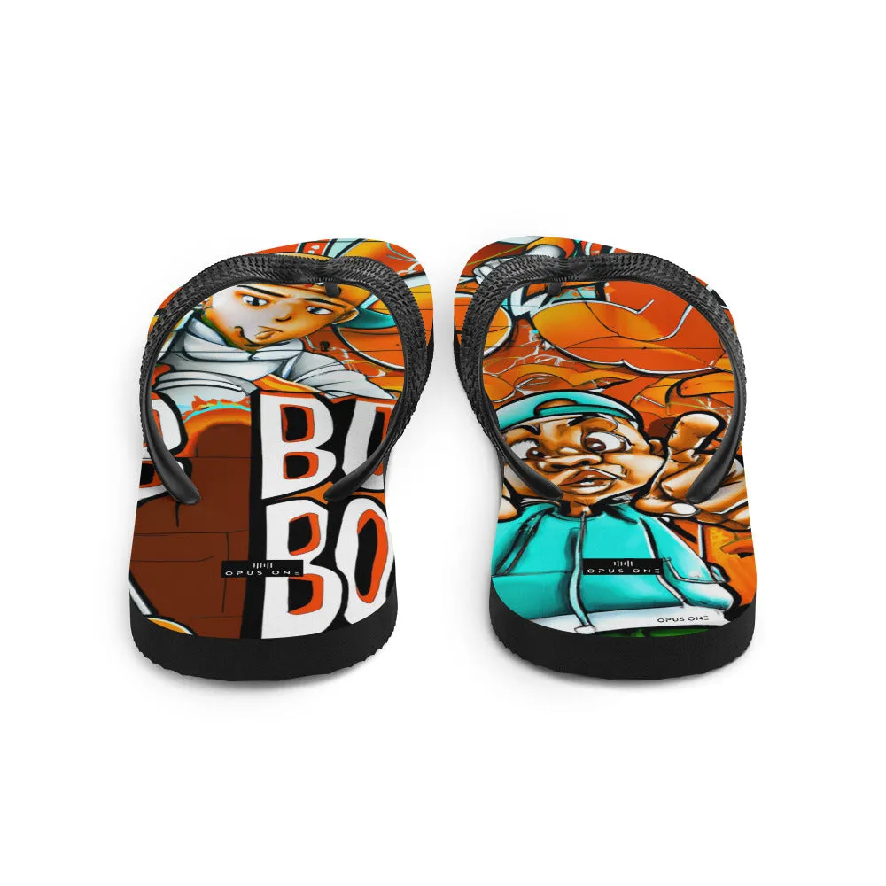 Graffiti on Acid (v5) Flip-Flops