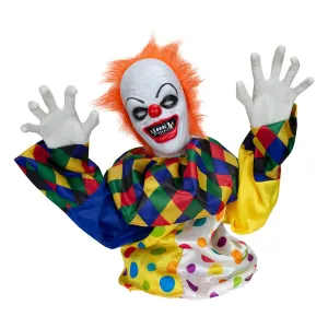 Halloween Animatronics Animated Clown Decoration -Motion Activated