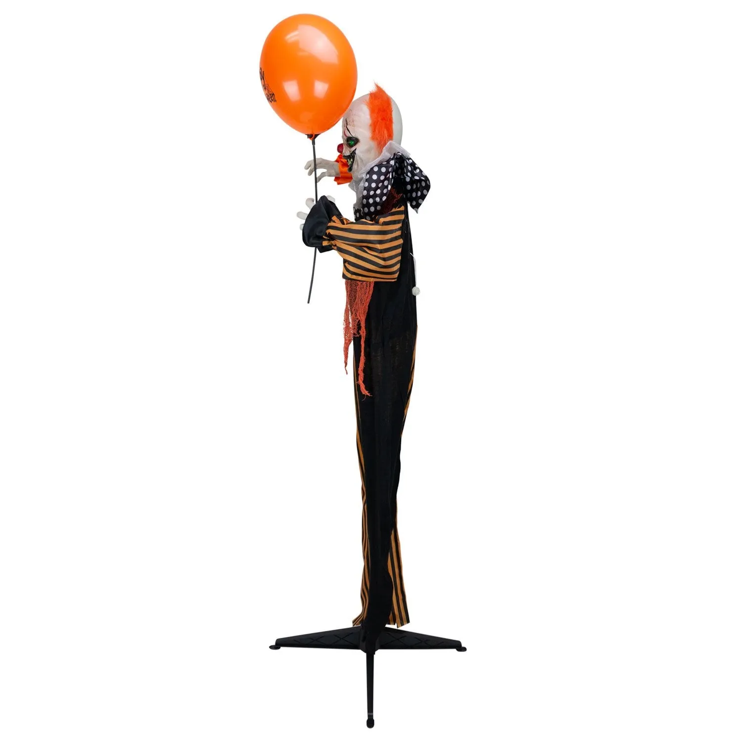 Halloween Animatronics Sound-Activated Clown with Balloon Decoration