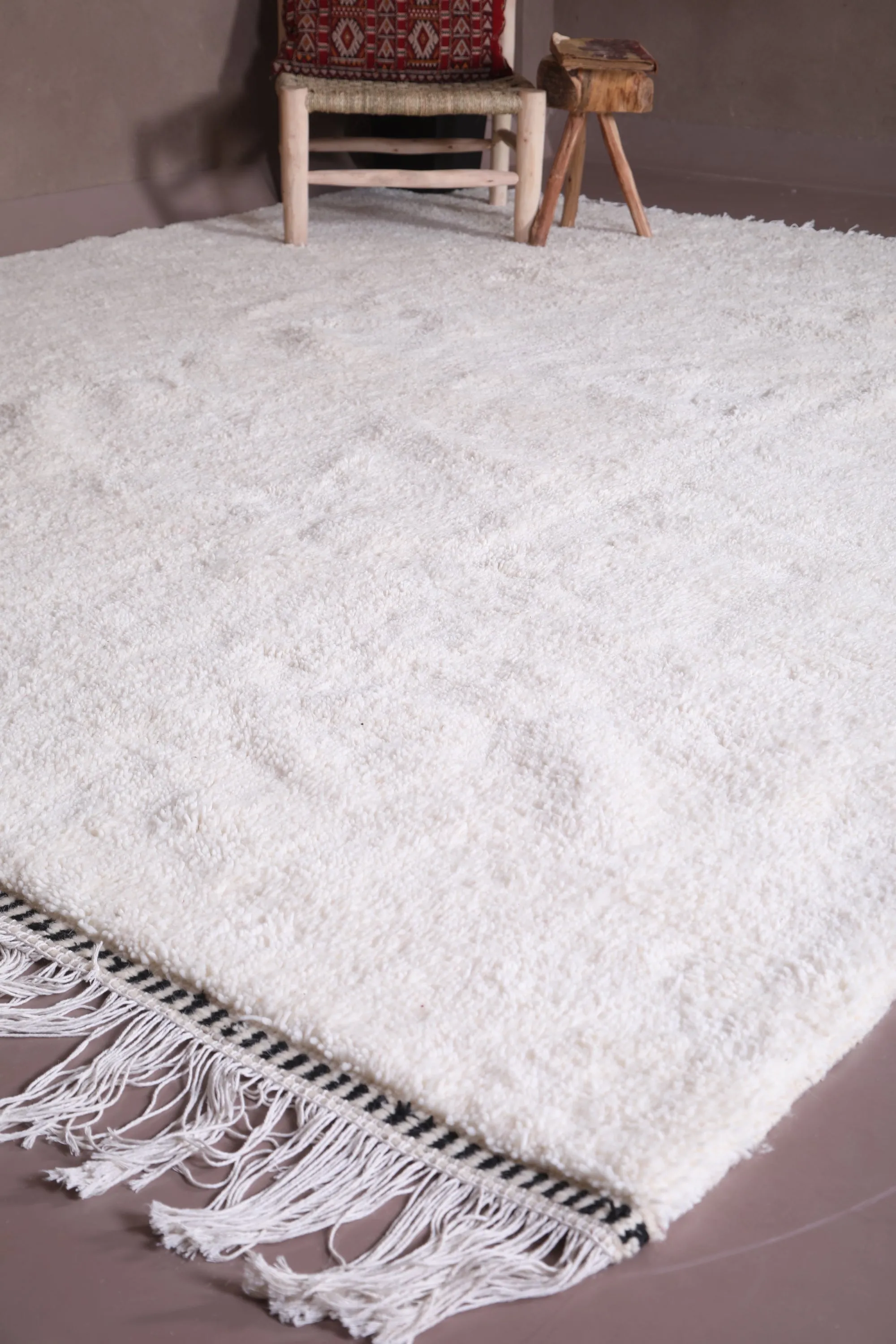 Handmade Moroccan Rug - Berber custom Carpet - Wool rug