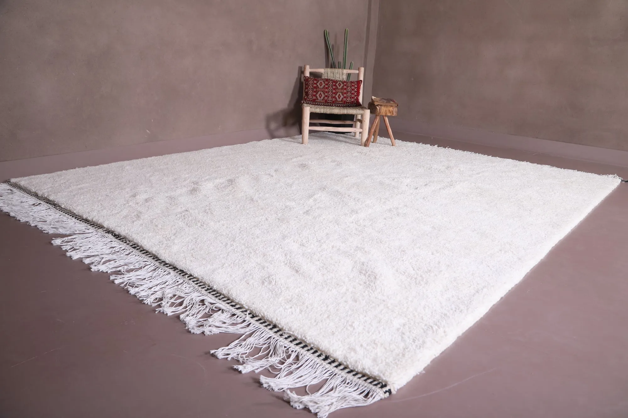 Handmade Moroccan Rug - Berber custom Carpet - Wool rug