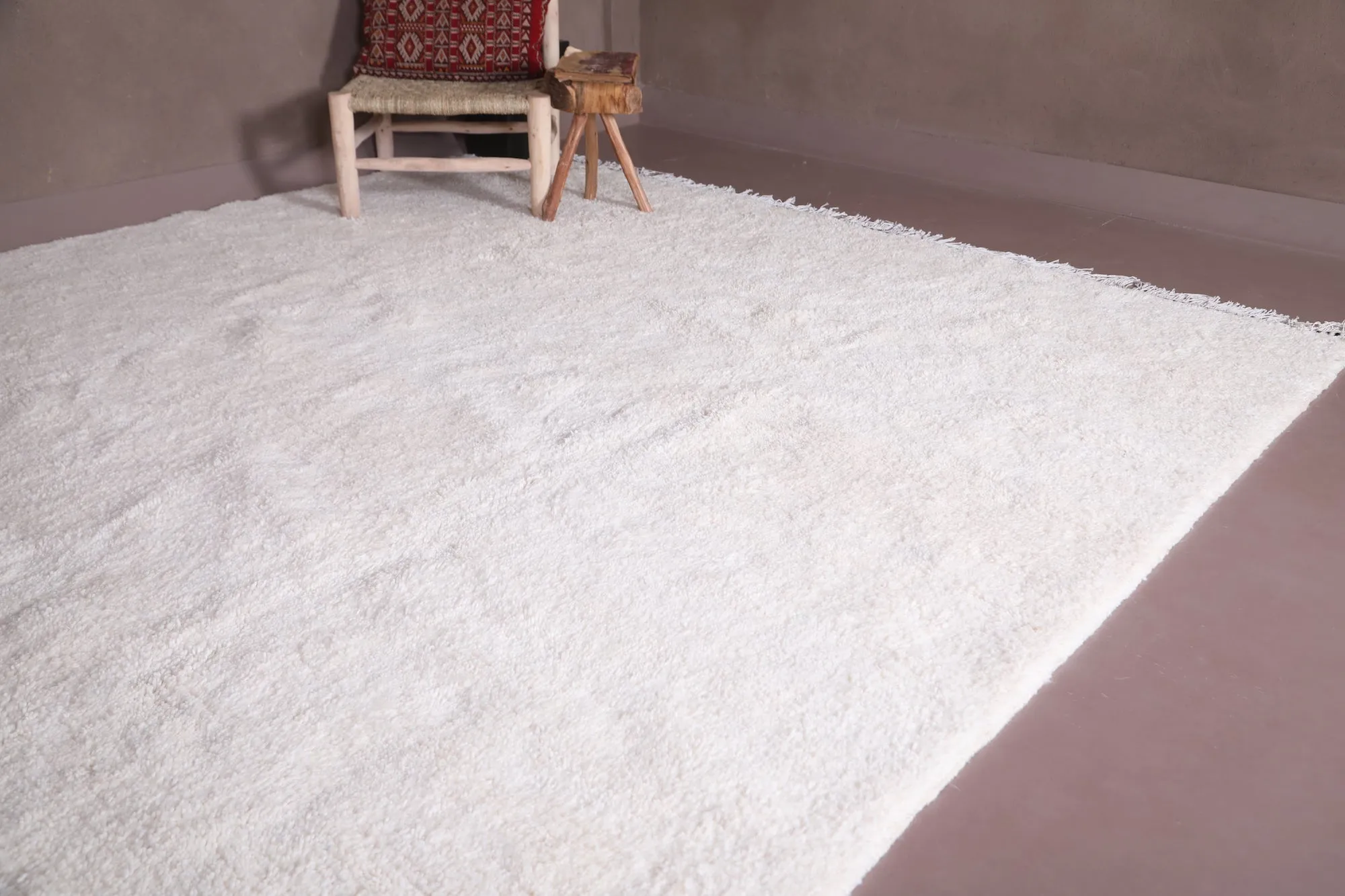 Handmade Moroccan Rug - Berber custom Carpet - Wool rug