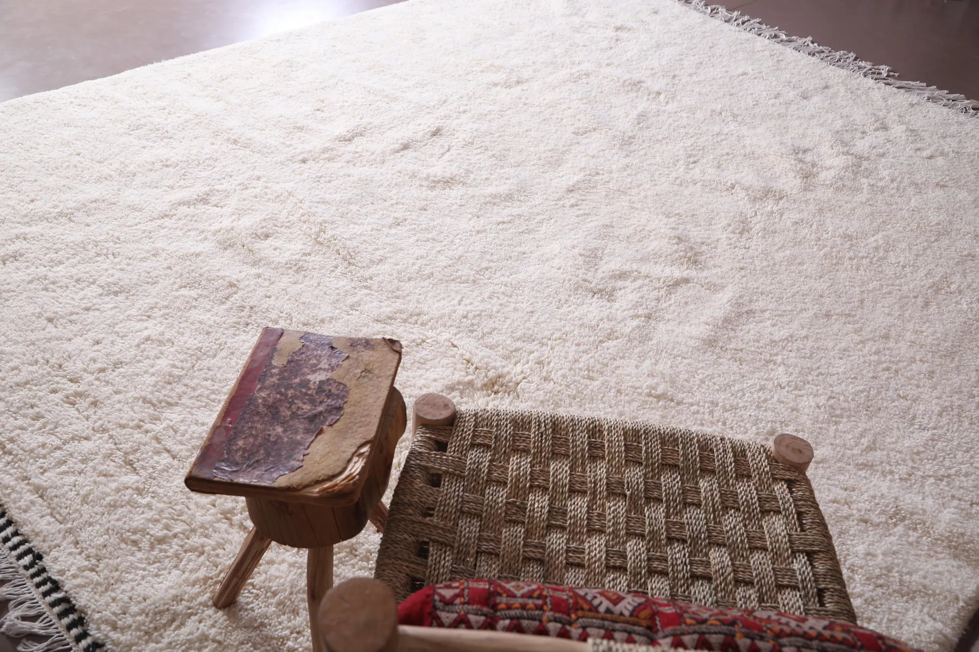 Handmade Moroccan Rug - Berber custom Carpet - Wool rug