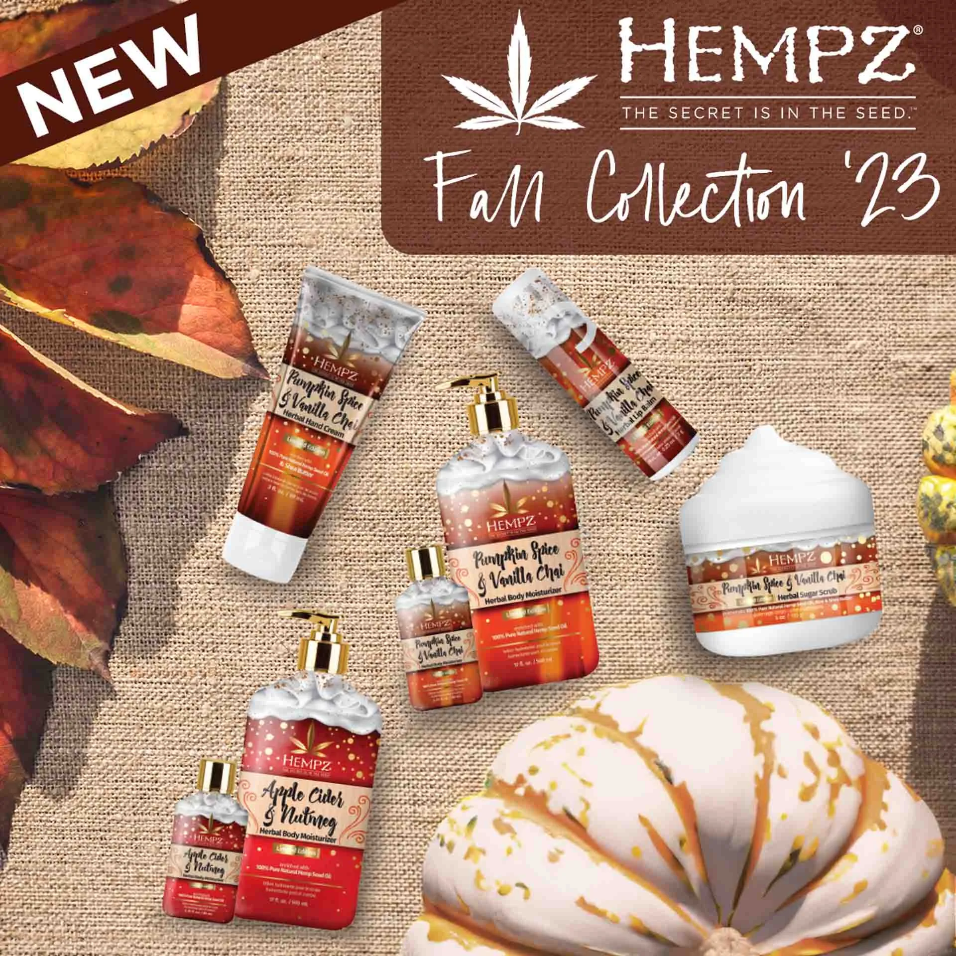 Hempz Fall Harvest Display 24 piece