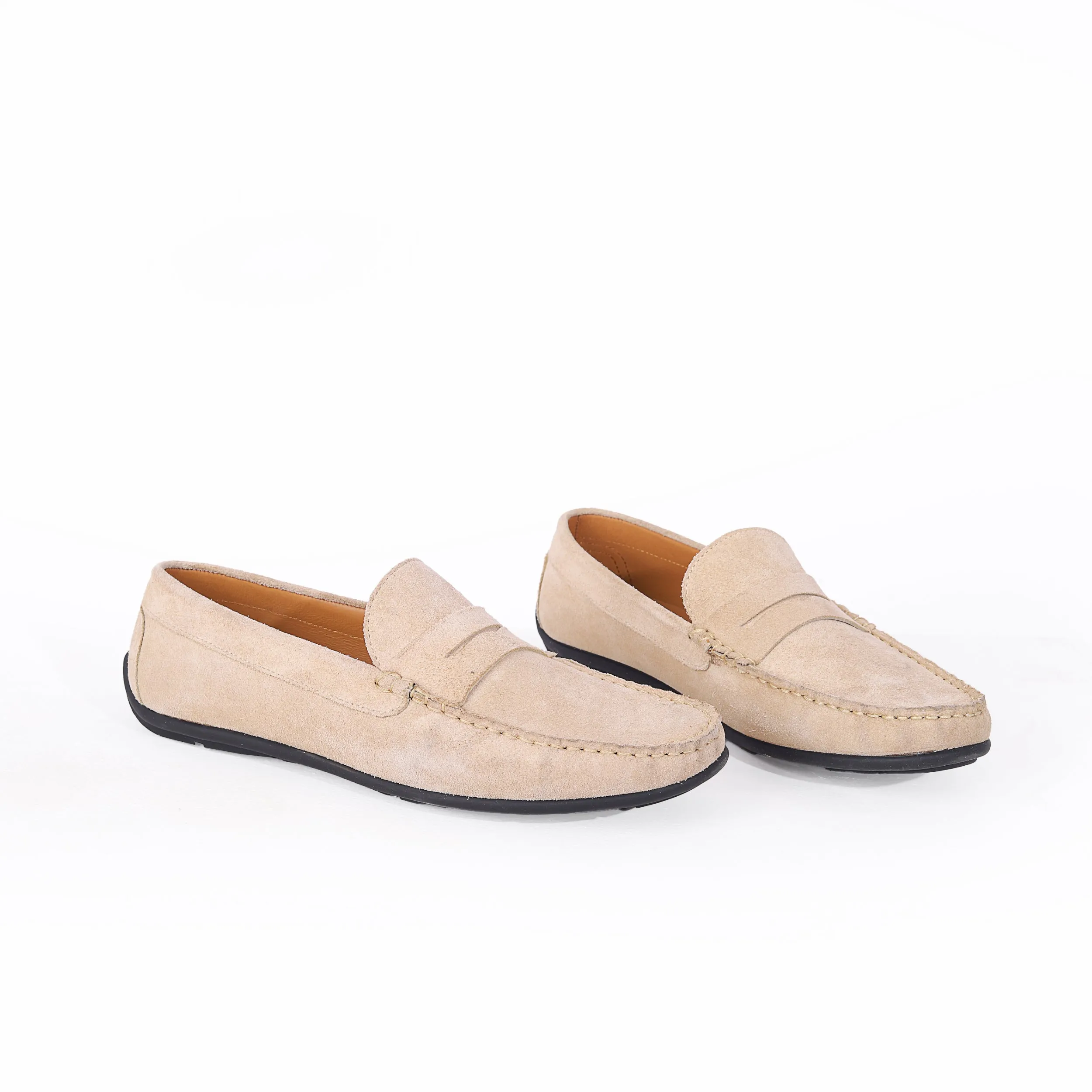 Heritage Flat Loafers For Men In Beige  -277 (M)