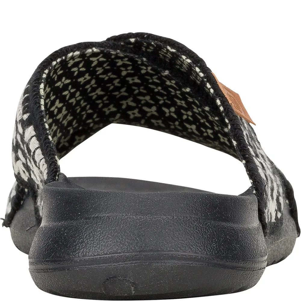 HEYDUDE Christi Slide Cottage Crochet Mule