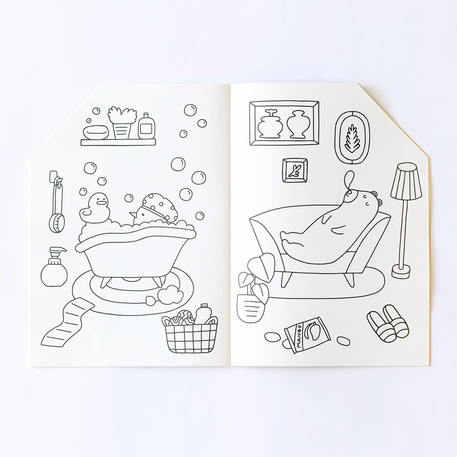 House Shaped Giant Coloring Book